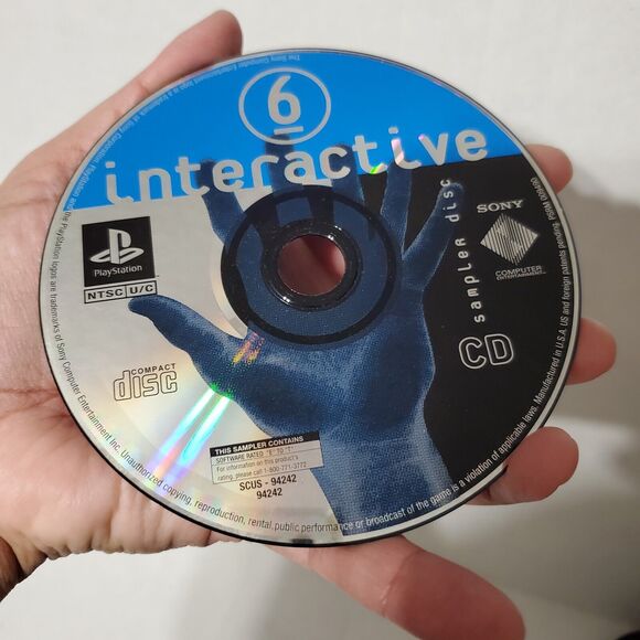 PlayStation Interactive Sample Vol. 6 (Sony PlayStation 1, PS1) Disc Only VTG PS - Picture 3 of 4